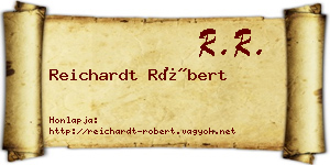 Reichardt Róbert névjegykártya
